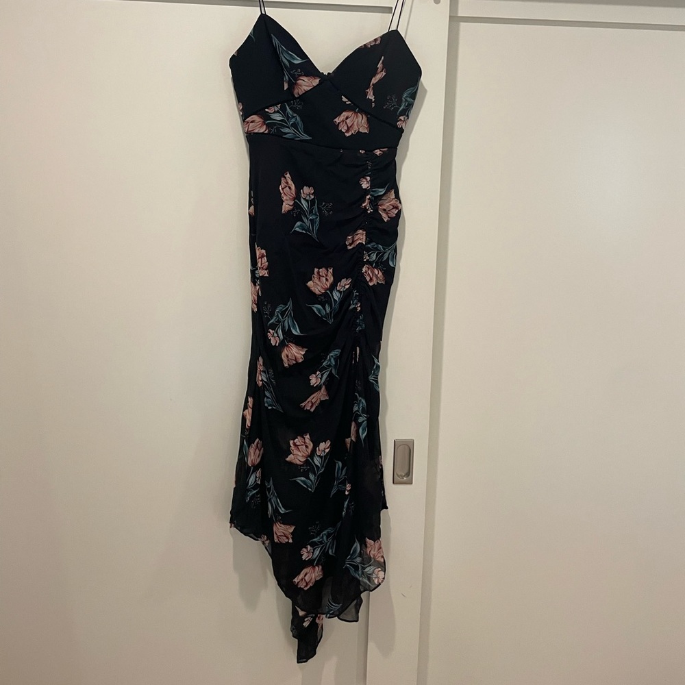 NICHOLAS floral drawstring dress size 6